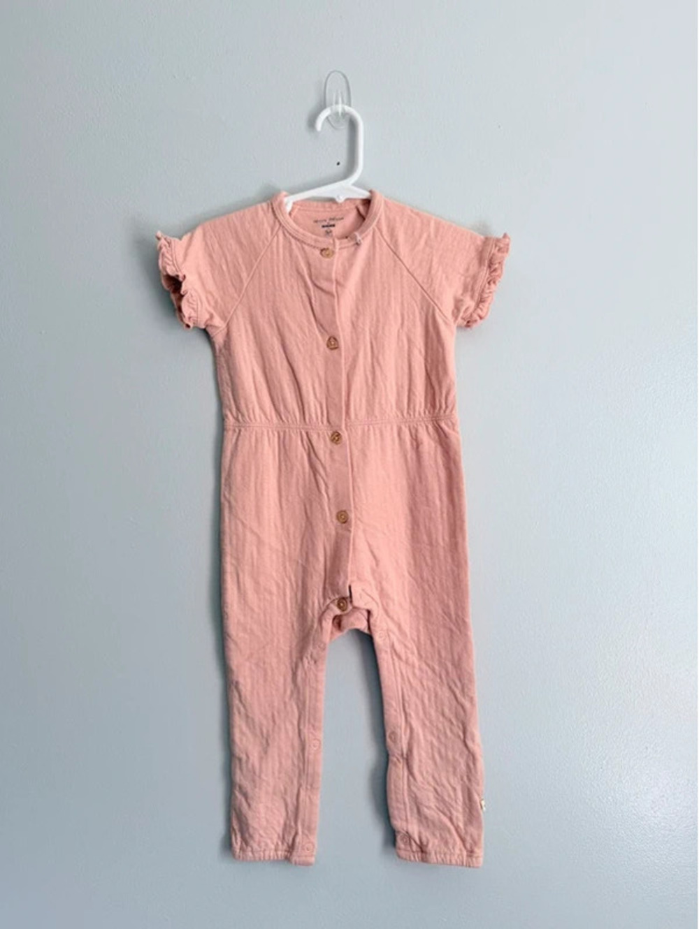 Petite Maison x NONO Rose Pink Ruffle Romper 12-18M